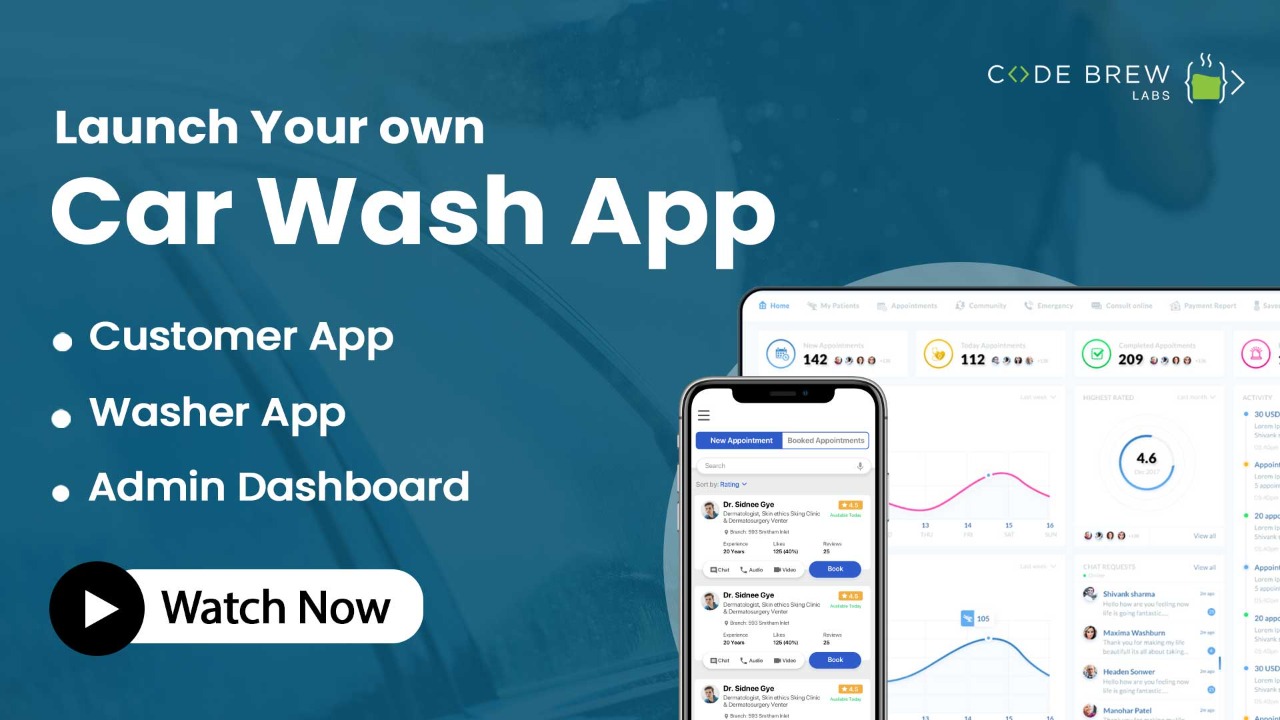 On Demand Car Wash App