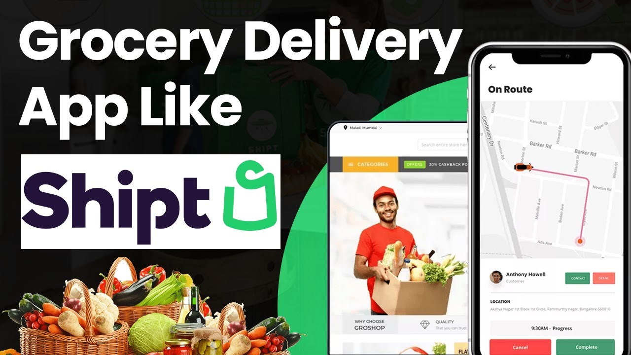 How a Grocery delivery app like Shipt works