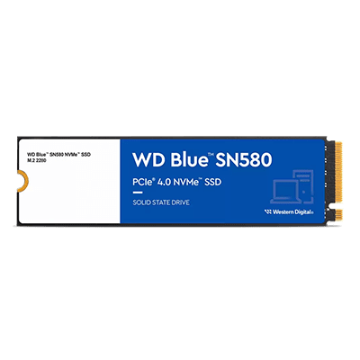 1TB WD Blue SN580 M.2 PCIe Gen 4 NVMe SSD -- Gen 4 Read: 4150MB/s; Write: 4150MB/s, Gen 3 Read: 3539MB/s; Write: 3444MB/s